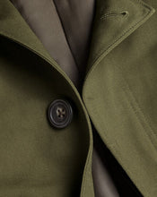 Load image into Gallery viewer, Cotton Classic Raincoat - Olive Green