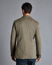 Load image into Gallery viewer, Cotton Stretch Jacket - Olive Green