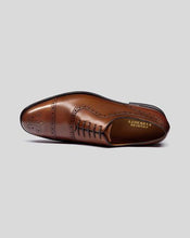 Load image into Gallery viewer, Goodyear Welted Oxford Brogue Shoes - Chestnut Brown