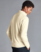 Load image into Gallery viewer, Merino Zip Neck Sweater - Cream