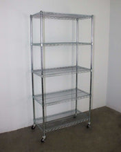Load image into Gallery viewer, 18″ x 48″ x 72″ 5-Tier Wire Shelving