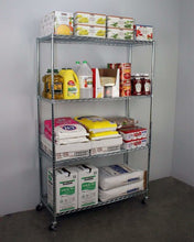 Load image into Gallery viewer, 18″ x 48″ x 72″ 4-Tier Wire Shelving