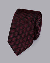 Load image into Gallery viewer, Silk Grenadine Italian Luxury Tie - Maroon