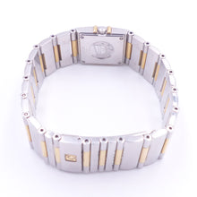 Load image into Gallery viewer, Omega Constellation QUADRA Quartz 18K Yellow Gold and Steel bracelet with Fold-Over Clasp Ladies Watch.