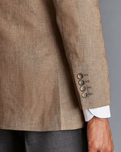 Load image into Gallery viewer, Linen Cotton Jacket - Tan
