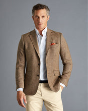 Load image into Gallery viewer, British Wool Textured Jacket - Brown
