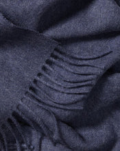 Load image into Gallery viewer, Lambswool Melange Scarf - Indigo