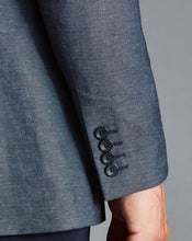 Load image into Gallery viewer, Linen Cotton Jacket - Indigo Blue