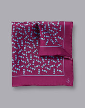 Load image into Gallery viewer, Sweet Print Pocket Square - Dark Pink