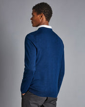 Load image into Gallery viewer, Merino V-Neck Sweater - Royal Blue