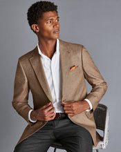 Load image into Gallery viewer, Linen Cotton Jacket - Tan