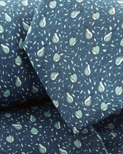 Load image into Gallery viewer, Apples and Pears Print Silk Tie - Pale Teal Green