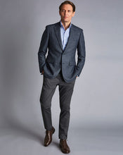 Load image into Gallery viewer, Textured Wool Jacket - Denim Blue