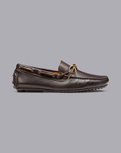 Load image into Gallery viewer, Leather Driving Loafer - Dark Chocolate