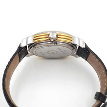 Load image into Gallery viewer, Gevril Dual Time 15 Degrees Steel and Solid 18K Yellow Gold Automatic Men's Watch. Style: B0111