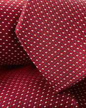 Load image into Gallery viewer, Stain Resistant Pattern Silk Tie - Red
