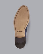 Load image into Gallery viewer, Suede Tassel Loafers - French Blue