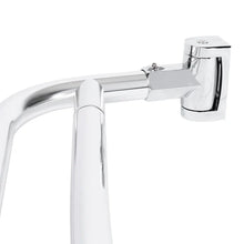 Load image into Gallery viewer, Adjustable Curved Fixed Shower Curtain Rod
