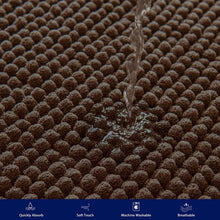 Load image into Gallery viewer, Bohumil Luxury Chenille Super Soft Absorbent Microfiber Rectangle Non-Slip Bath Rug