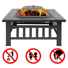 Load image into Gallery viewer, Buckhall 17'' H x 32'' W Steel Outdoor Fire Pit with Lid