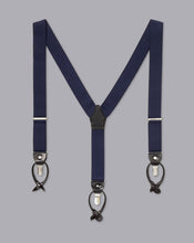 Load image into Gallery viewer, Combination Suspenders - Navy