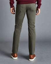 Load image into Gallery viewer, Cotton Stretch 5-Pocket Pants - Olive Green