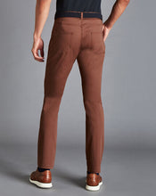 Load image into Gallery viewer, Cotton Stretch 5-Pocket Pants - Rust