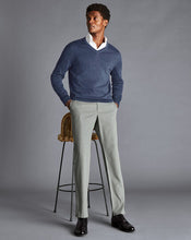 Load image into Gallery viewer, Cotton TENCEL™ Stretch Pants - Light Grey