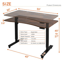 Load image into Gallery viewer, Daiah Height Adjustable Standing Desk