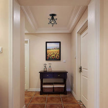 Load image into Gallery viewer, Dreion 1 - Light 7.6'' Caged Star Semi Flush Mount