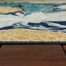 Load image into Gallery viewer, Earleton Floral Indoor / Outdoor Area Rug in Gray/Blue