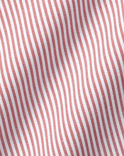 Load image into Gallery viewer, Button-Down Collar Non-Iron Stripe Shirt - Coral Pink