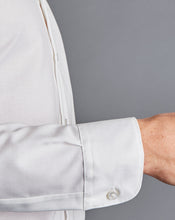 Load image into Gallery viewer, Semi-Spread Collar Non-Iron Cotton Linen Shirt - White