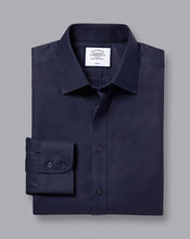 Load image into Gallery viewer, Non-Iron Twill Shirt - Navy