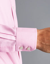 Load image into Gallery viewer, Spread Collar Non-Iron Twill Shirt - Pink