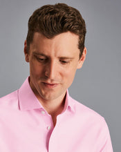 Load image into Gallery viewer, Spread Collar Non-Iron Twill Shirt - Pink