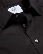 Load image into Gallery viewer, Non-Iron Poplin Shirt - Black