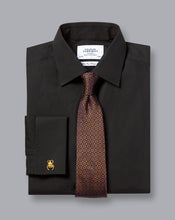 Load image into Gallery viewer, Non-Iron Poplin Shirt - Black