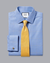 Load image into Gallery viewer, Non-Iron Prince of Wales Check Shirt - Ocean Blue
