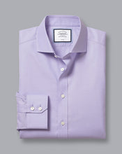 Load image into Gallery viewer, Spread Collar Non-Iron Twill Shirt - Lilac Purple