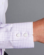 Load image into Gallery viewer, Non-Iron Check Shirt - Violet Purple