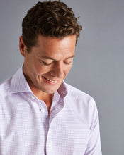 Load image into Gallery viewer, Non-Iron Check Shirt - Violet Purple