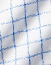 Load image into Gallery viewer, Non-Iron Twill Grid Check Shirt - Cornflower Blue