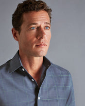 Load image into Gallery viewer, Non-Iron Prince of Wales Check Shirt - Royal Blue