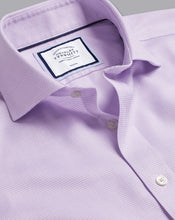 Load image into Gallery viewer, Spread Collar Non-Iron Cambridge Weave Shirt - Lavender Purple