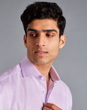 Load image into Gallery viewer, Spread Collar Non-Iron Cambridge Weave Shirt - Lavender Purple