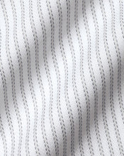 Load image into Gallery viewer, Spread collar Non-Iron Richmond Weave Stripe Shirt - Light Grey