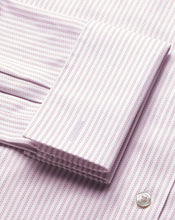 Load image into Gallery viewer, Spread collar Non-Iron Richmond Weave Stripe Shirt - Light Pink