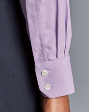 Load image into Gallery viewer, Spread collar Non-Iron Richmond Weave Shirt - Mauve