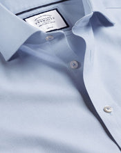 Load image into Gallery viewer, Spread collar Non-Iron Richmond Weave Shirt - Sky Blue